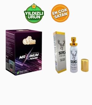 Sidra Macun & Stag Sprey 2'li Set