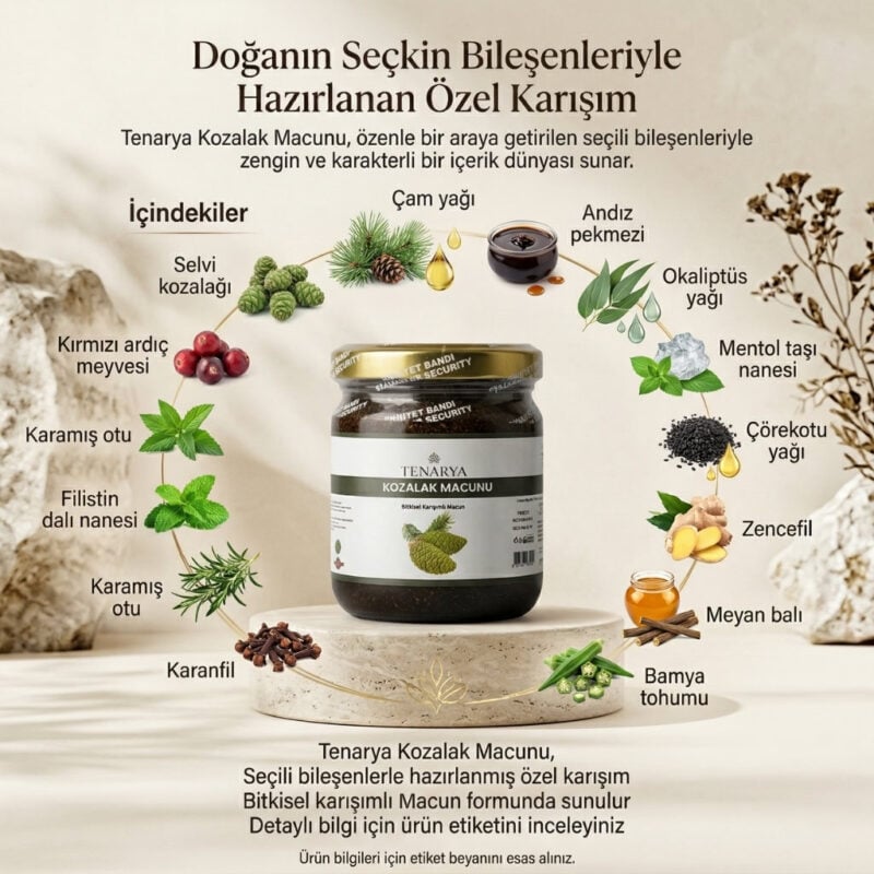 tenarya-kozalak-macunu-icindekiler