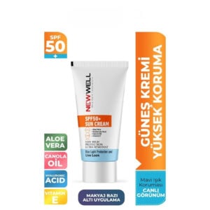 New Well Güneş Kremi SPF50 + Mavi Işık